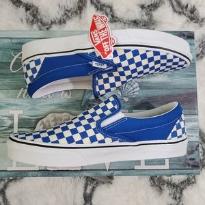 Vans men Checkerboard blue white